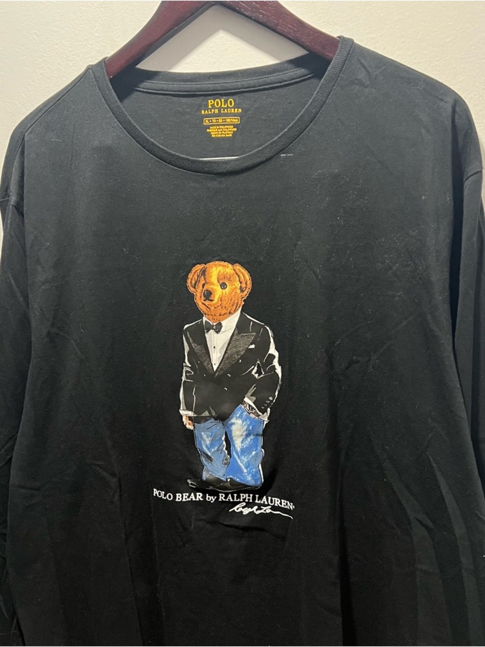 👕🌶️ Polo Ralph Lauren “Polo Bear” Long Sleeve Shirt - Picture 2 of 7